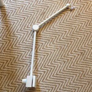 Pottery barn kids white mobile crib arm